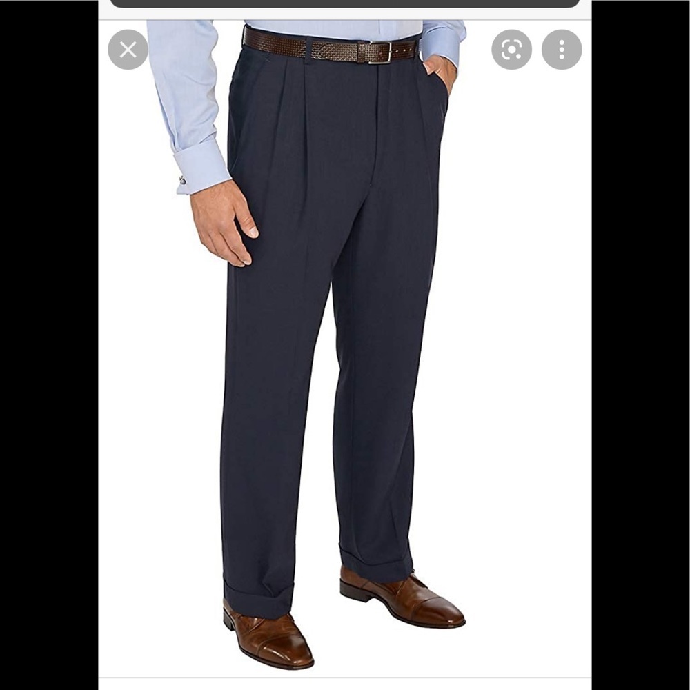 ⚜️Paul Fredrick Wool Cashmere Pleated Pant⚜️
